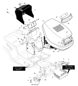 Part Location Diagram of 712201 Briggs and Stratton Shield-Cylinder